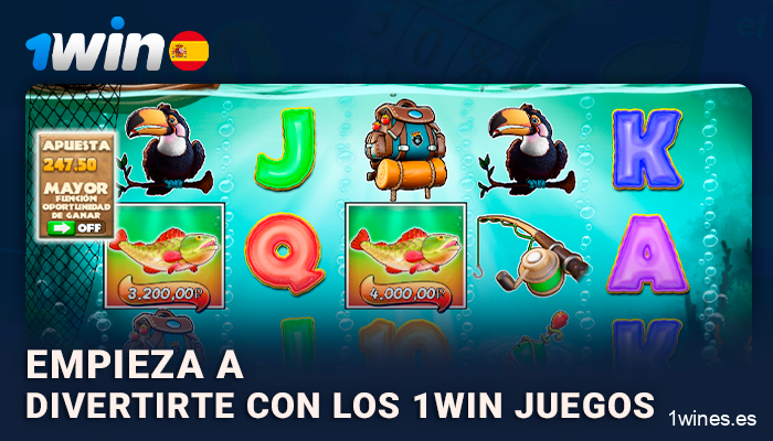 Juegue a las tragaperras en línea en 1Win