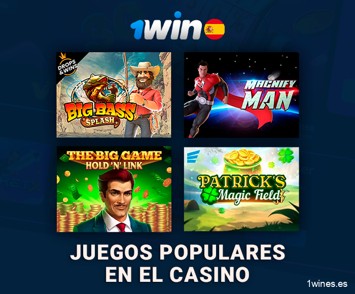 Tragaperras populares en España en 1Win