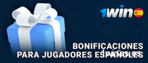 Estructura visual del bono de bienvenida de 1win España desglosando el porcentaje de match.