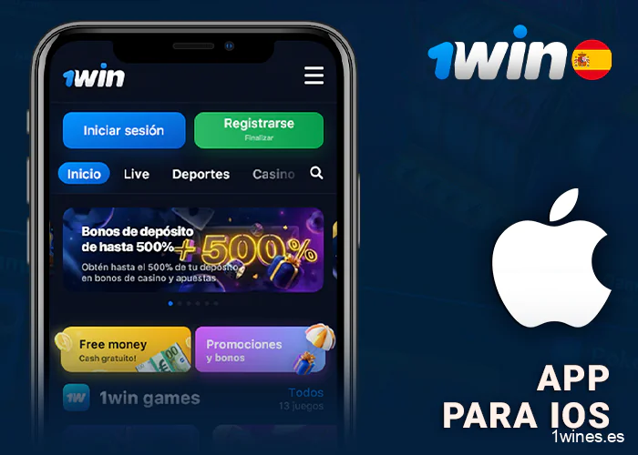 La aplicación 1Win para dispositivos iOS