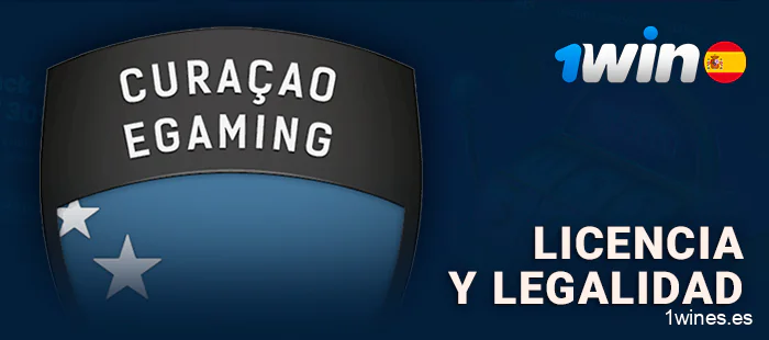 Licencia de Curaçao en el sitio de apuestas 1Win