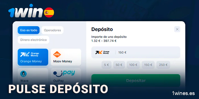 Financie su cuenta personal en el sitio web de 1Win