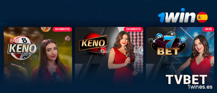Acerca de la sección TVBET del sitio de apuestas 1Win