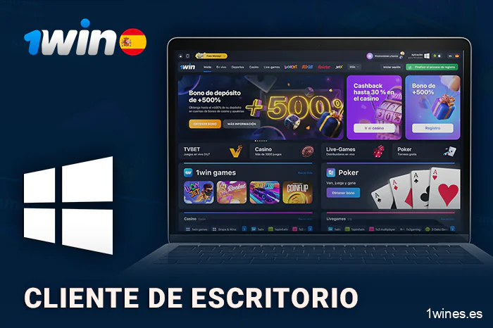 Haga sus apuestas en la aplicación 1Win para ordenadores