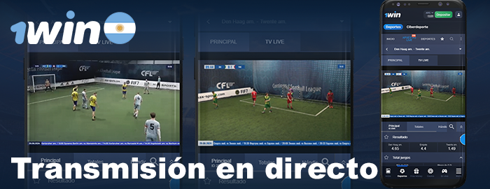 Transmisión en vivo en 1win