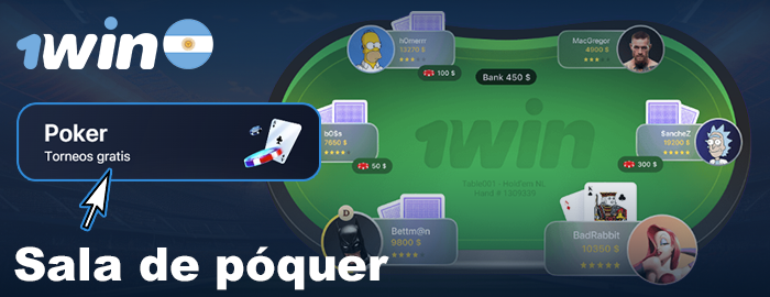 Poker en línea en 1win