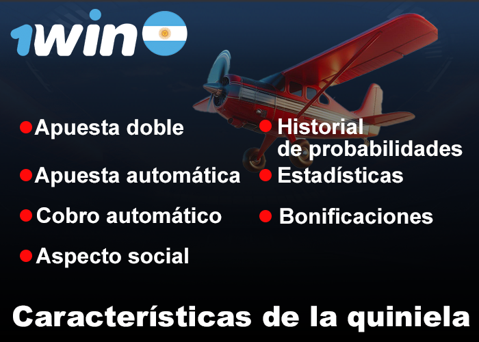 Características principales de 1win Aviator