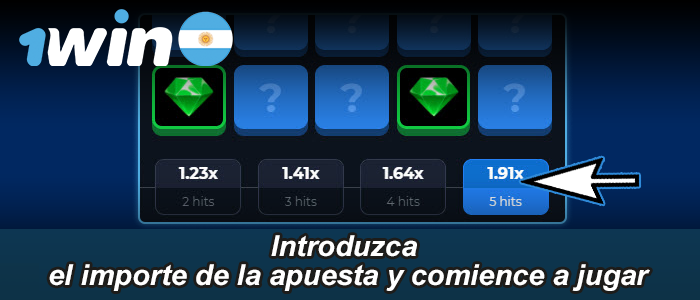 Ingresa el monto de la apuesta y empieza a jugar