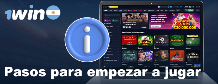 Primeros pasos con 1win blackjack