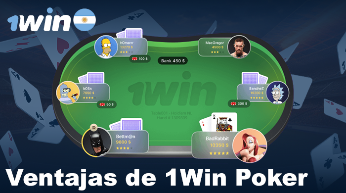 Las ventajas del póquer en 1win
