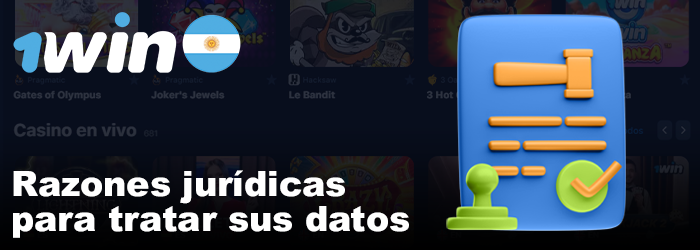 Tratamiento de datos en 1win Argentina